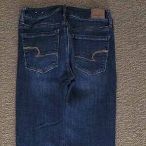 American Eagle AE High Rise Jegging Next Level Stretch Jeans Size 4 Long